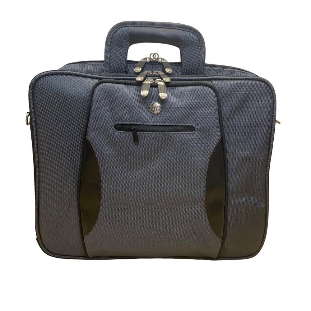 Targus Men’s Blue Nylon With Multiple Compartments Slim Briefcase Laptop Bag